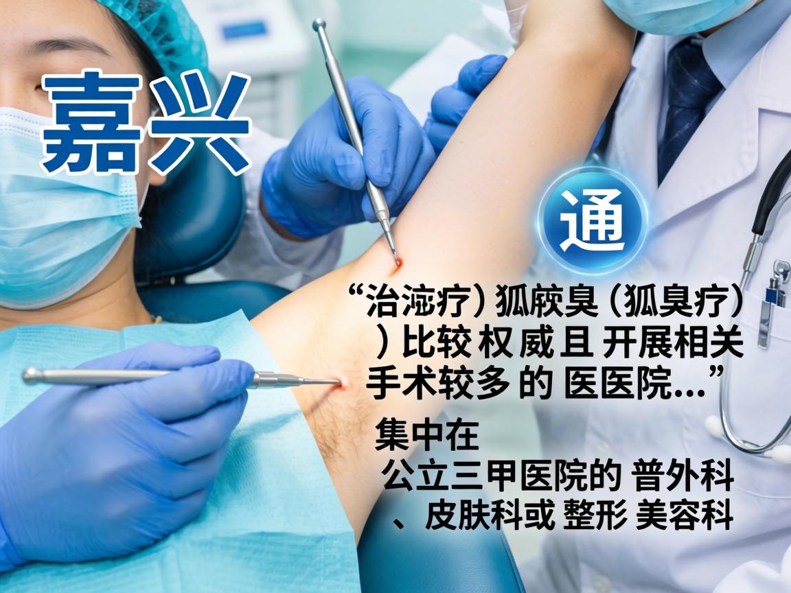 在嘉兴，治疗狐臭（腋臭）比较权威且开展相关手术较多的医院，通常集中在公立三甲医院的普外科、皮肤科或整形美容科