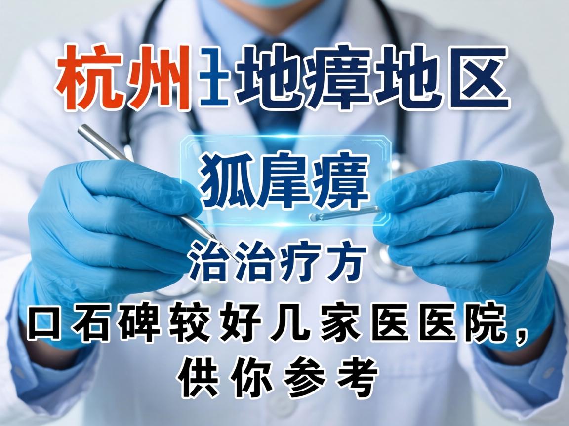 以下是杭州地区在狐臭治疗方面口碑较好的几家医院，供你参考