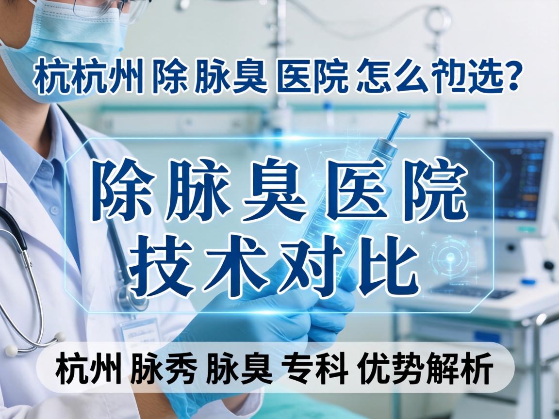杭州除腋臭医院怎么选?除腋臭医院技术对比,杭州腋秀腋臭专科优势解析 杭州除腋臭医院怎么选?除腋臭医院技术对比,杭州腋秀腋臭专科优势解析