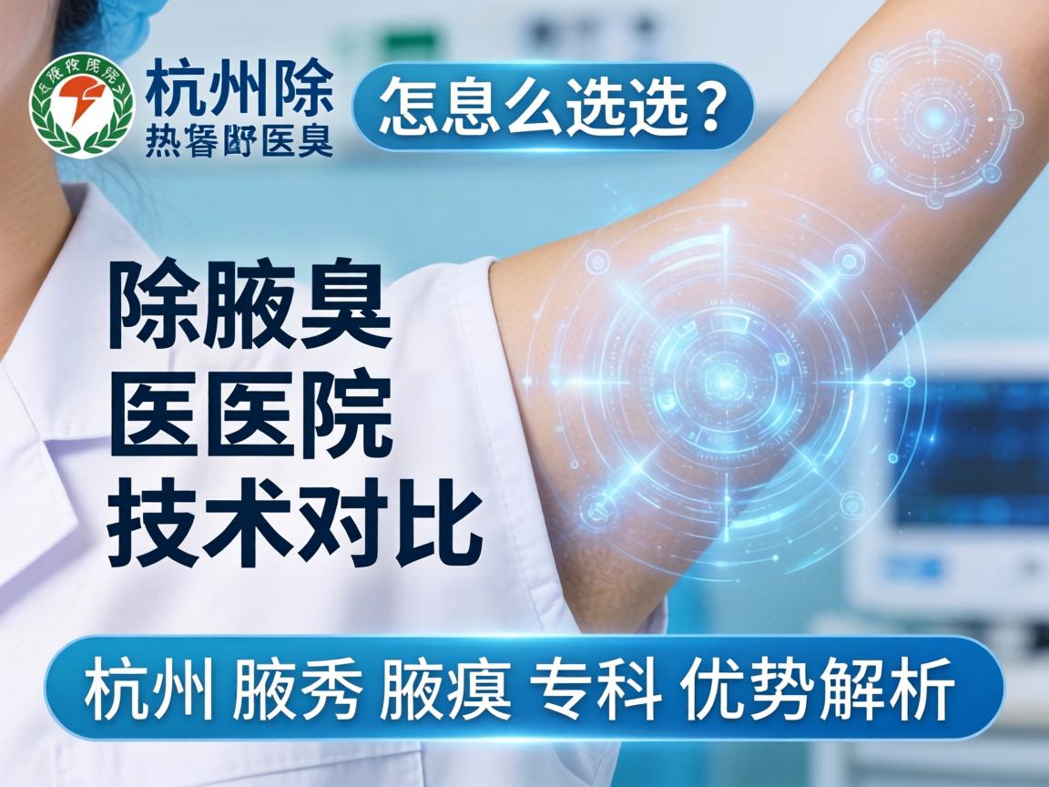 杭州除腋臭医院怎么选?除腋臭医院技术对比,杭州腋秀腋臭专科优势解析 杭州除腋臭医院怎么选?除腋臭医院技术对比,杭州腋秀腋臭专科优势解析