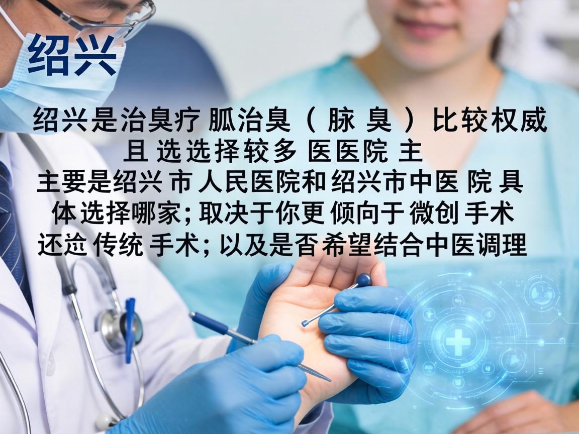 在绍兴，治疗狐臭（腋臭）比较权威且选择较多的医院主要是绍兴市人民医院和绍兴市中医院。具体选择哪家，取决于你更倾向于微创手术还是传统手术，以及是否希望结合中医调理