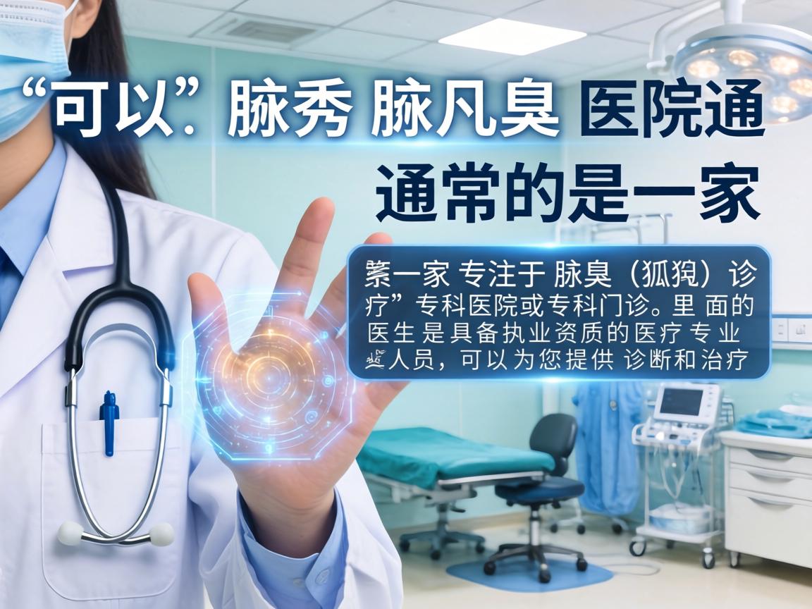 可以。腋秀腋臭医院通常是一家专注于腋臭（狐臭）诊疗的专科医院或专科门诊。里面的医生是具备执业资质的医疗专业人员，可以为您提供诊断和治疗