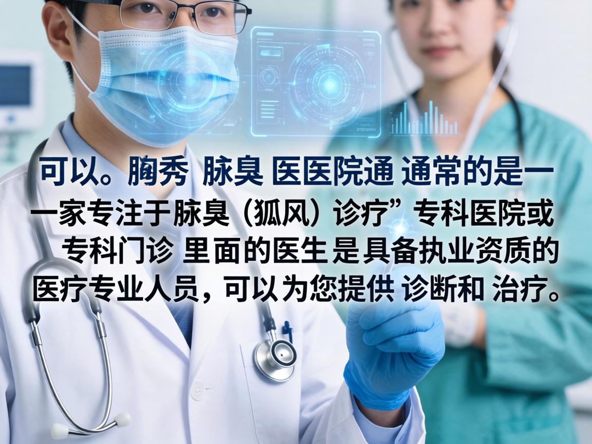 可以。腋秀腋臭医院通常是一家专注于腋臭（狐臭）诊疗的专科医院或专科门诊。里面的医生是具备执业资质的医疗专业人员，可以为您提供诊断和治疗