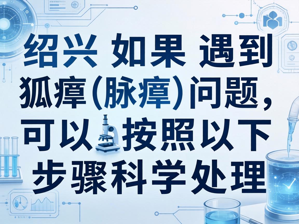 在绍兴如果遇到狐臭（腋臭）问题，可以按照以下步骤科学处理