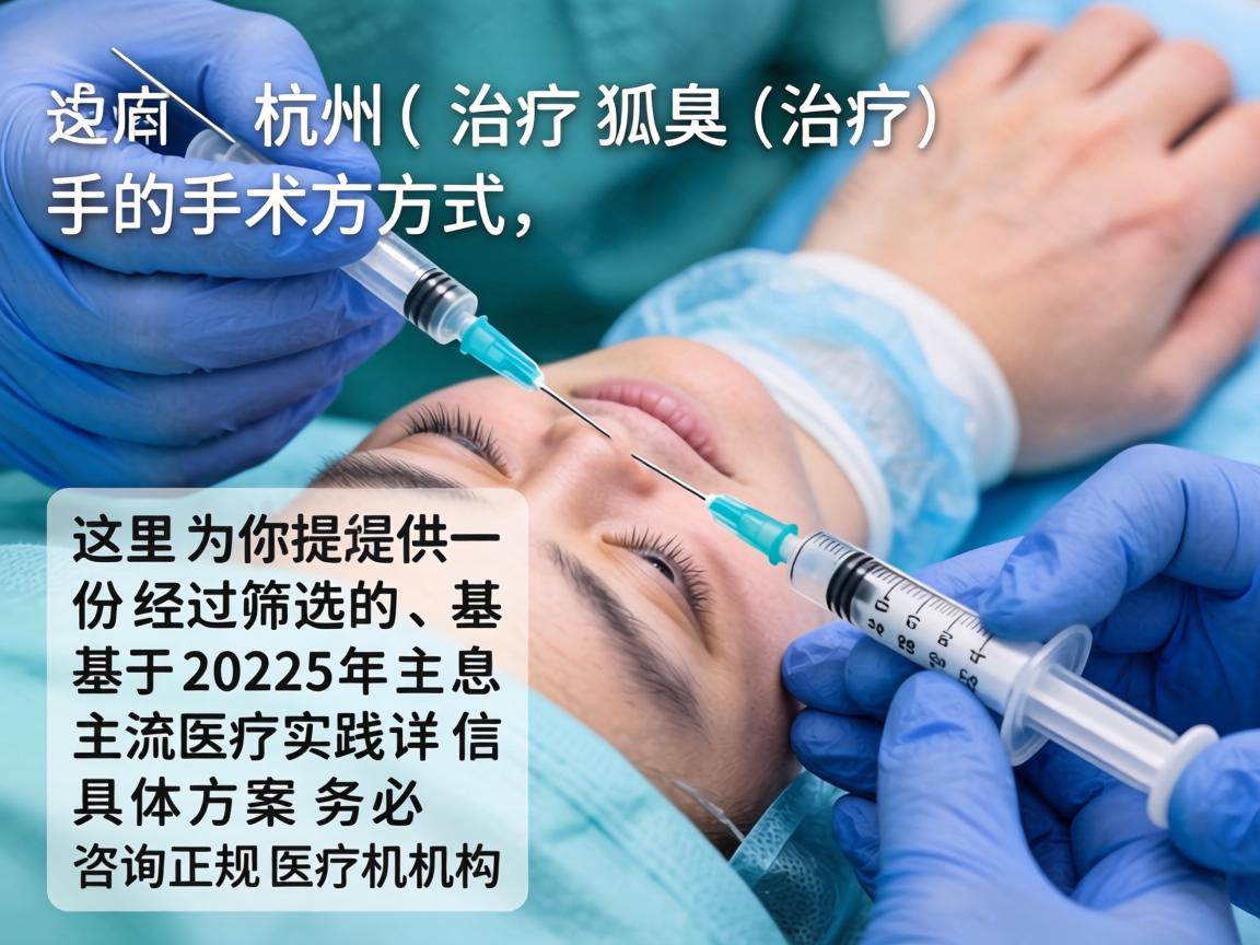 针对杭州治疗狐臭（腋臭）的手术方式，这里为你提供一份经过筛选的、基于2025年主流医疗实践的详细指南。请注意，医疗信息具有时效性，具体方案务必咨询正规医疗机构