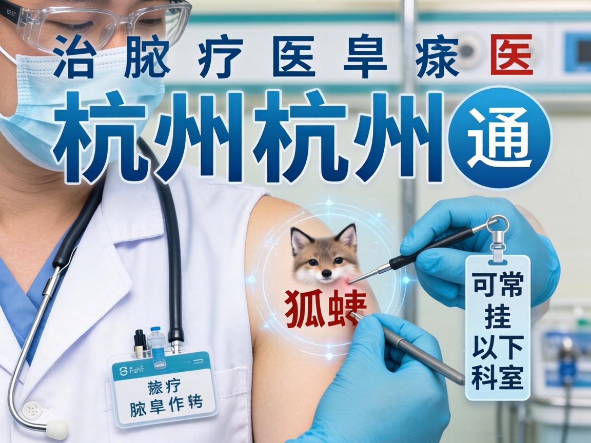 在杭州的医院，治疗腋臭（狐臭）通常可以挂以下科室
