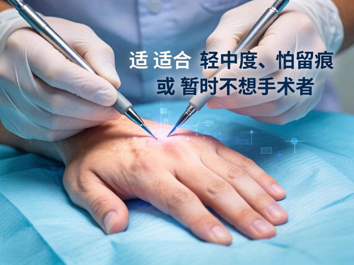 非手术方法（适合轻中度、怕留疤或暂时不想手术者）