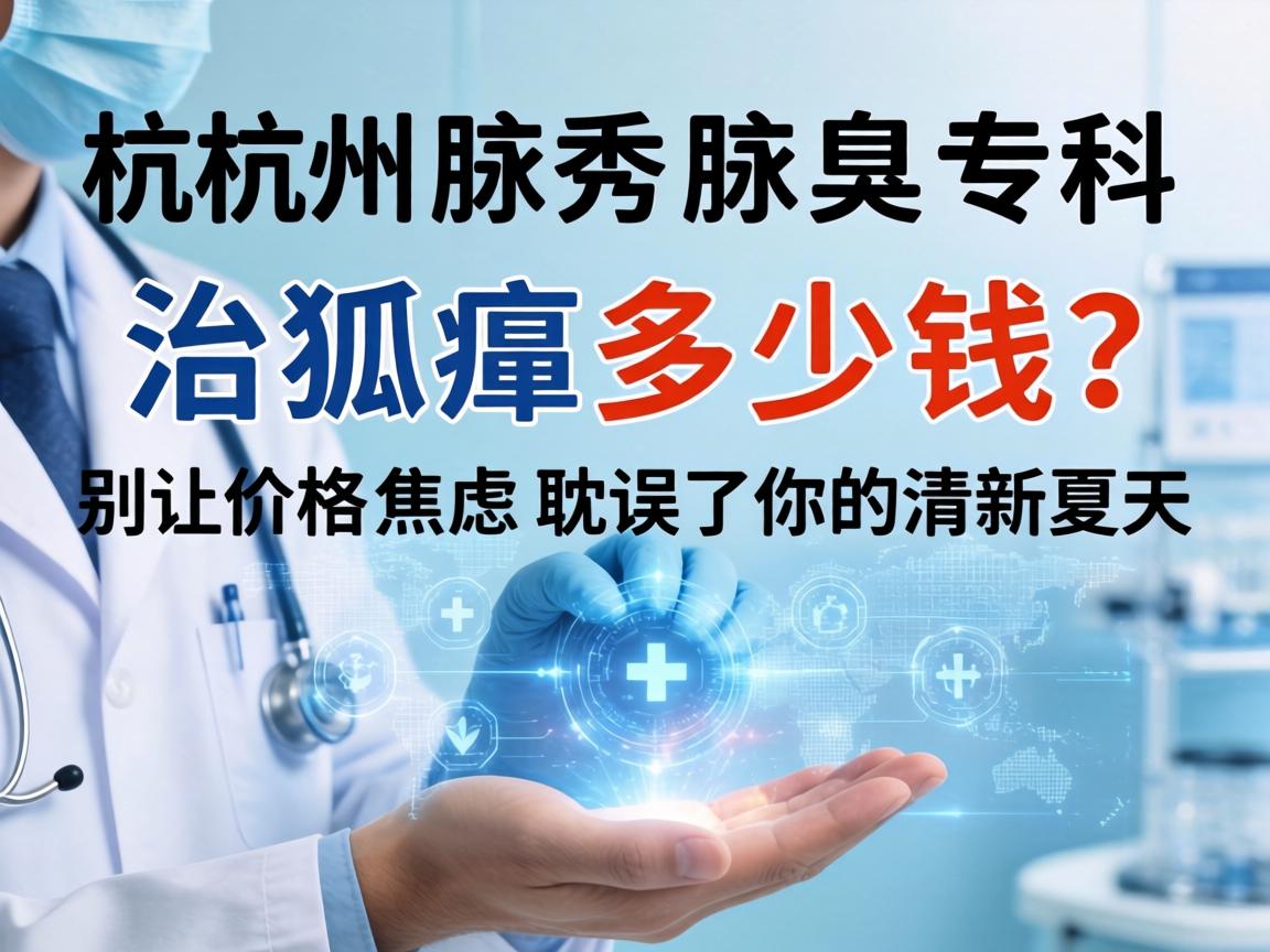 杭州腋秀腋臭专科，治狐臭多少钱？别让价格焦虑耽误了你的清新夏天