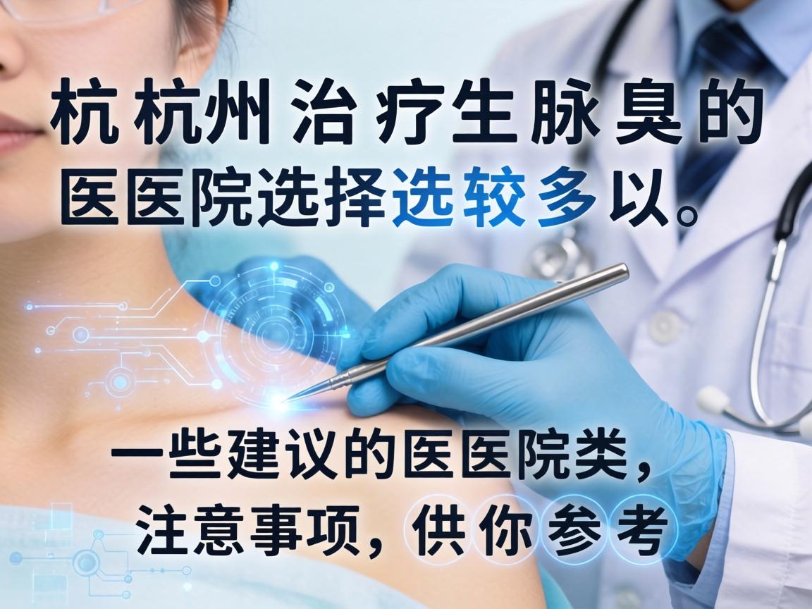 杭州治疗腋臭的医院选择较多，以下是一些建议的医院类型和注意事项，供你参考