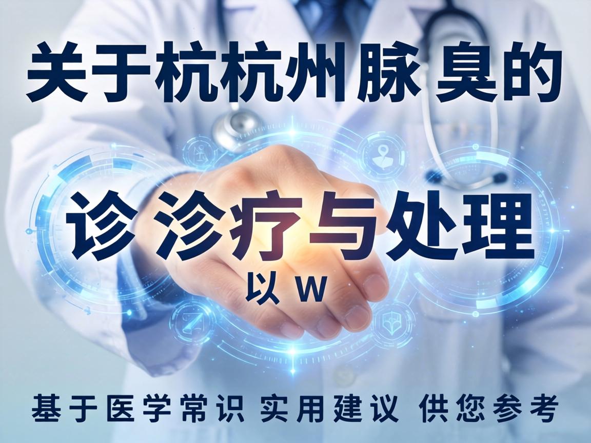 关于杭州腋臭的诊疗与处理，以下是基于医学常识的实用建议，供您参考