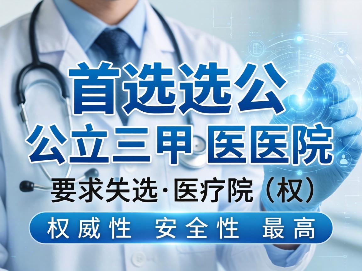 首选公立三甲医院（权威性和安全性最高）