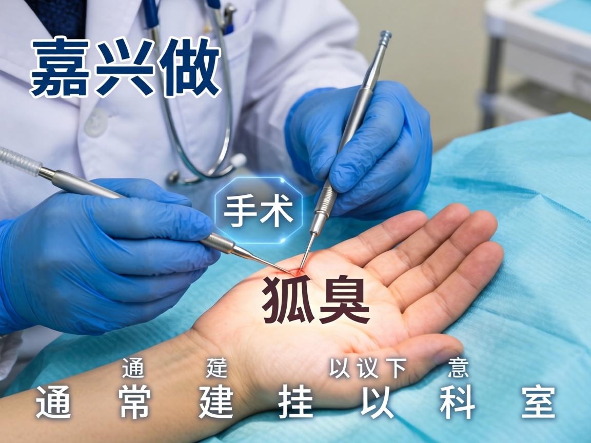在嘉兴做狐臭手术，通常建议挂以下科室