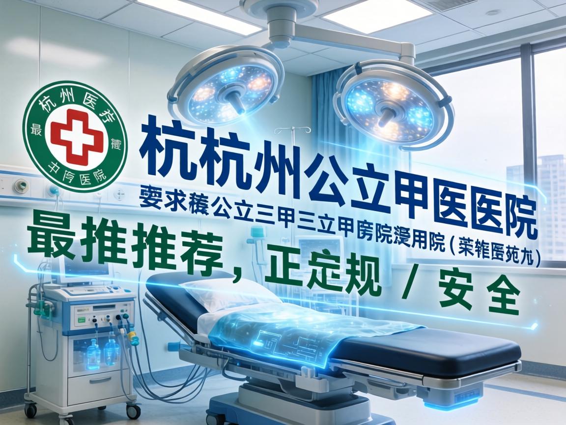 杭州公立三甲医院（最推荐，正规、安全）