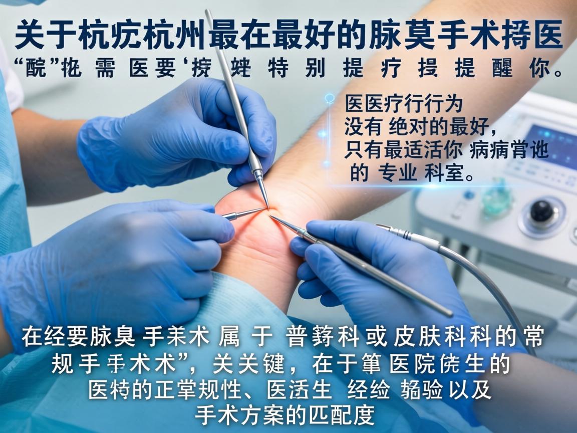 关于杭州最好的腋臭手术医院,需要特别提醒你,医疗行为没有绝对的最好,只有最适合你病情的专业科室。腋臭手术属于普外科或皮肤科的常规手术,关键在于医院的正规性、医生经验以及手术方案的匹配度 关于杭州最好的腋臭手术医院,需要特别提醒你,医疗行为没有绝对的最好,只有最适合你病情的专业科室。腋臭手术属于普外科或皮肤科的常规手术,关键在于医院的正规性、医生经验以及手术方案的匹配度