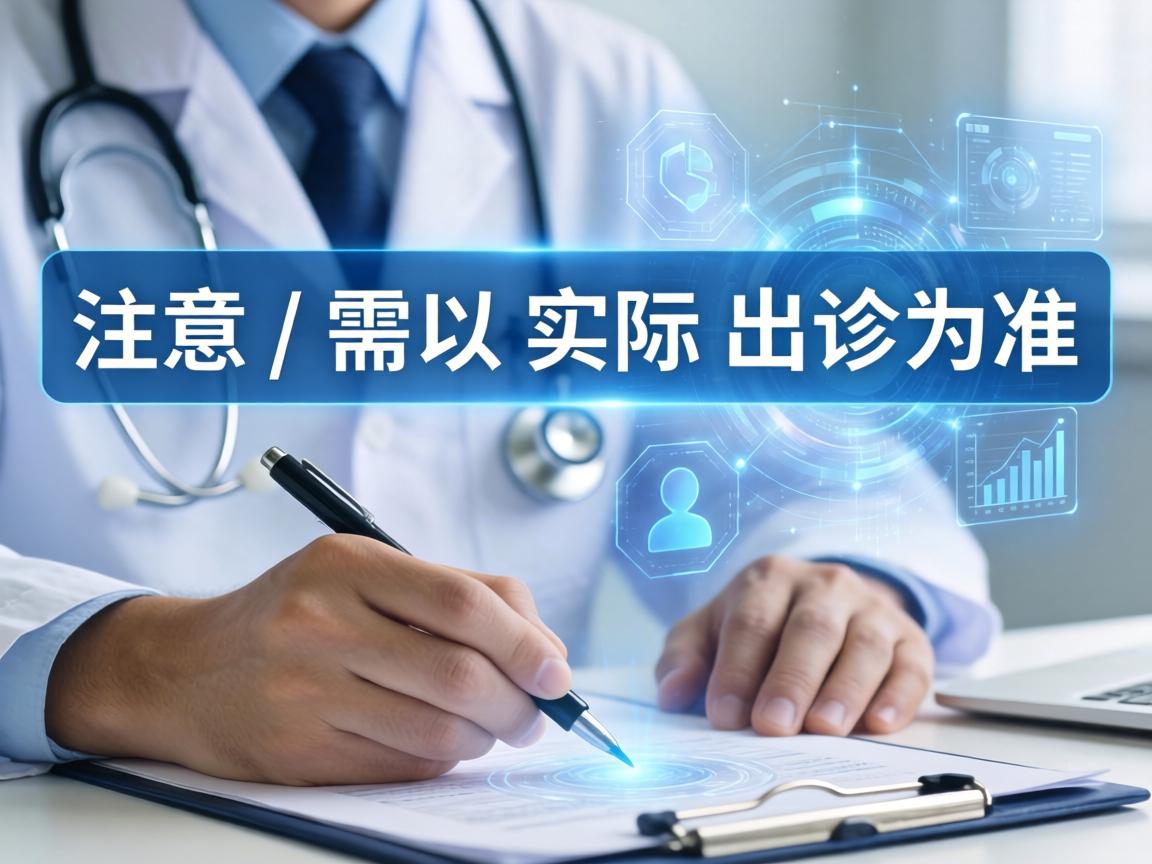 注意，需以实际出诊为准
