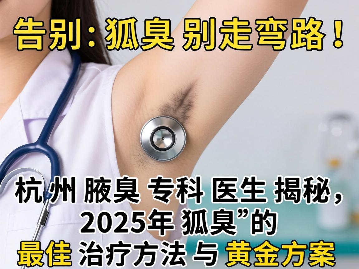 告别狐臭别走弯路！杭州腋臭专科医生揭秘，2025年狐臭的最佳治疗方法与黄金方案