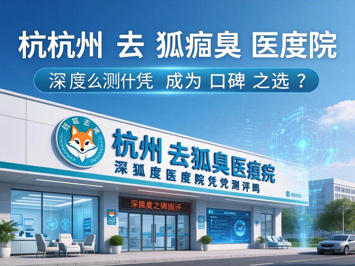 杭州去狐臭医院深度测评，这家杭州去狐臭医院凭什么成为口碑之选？