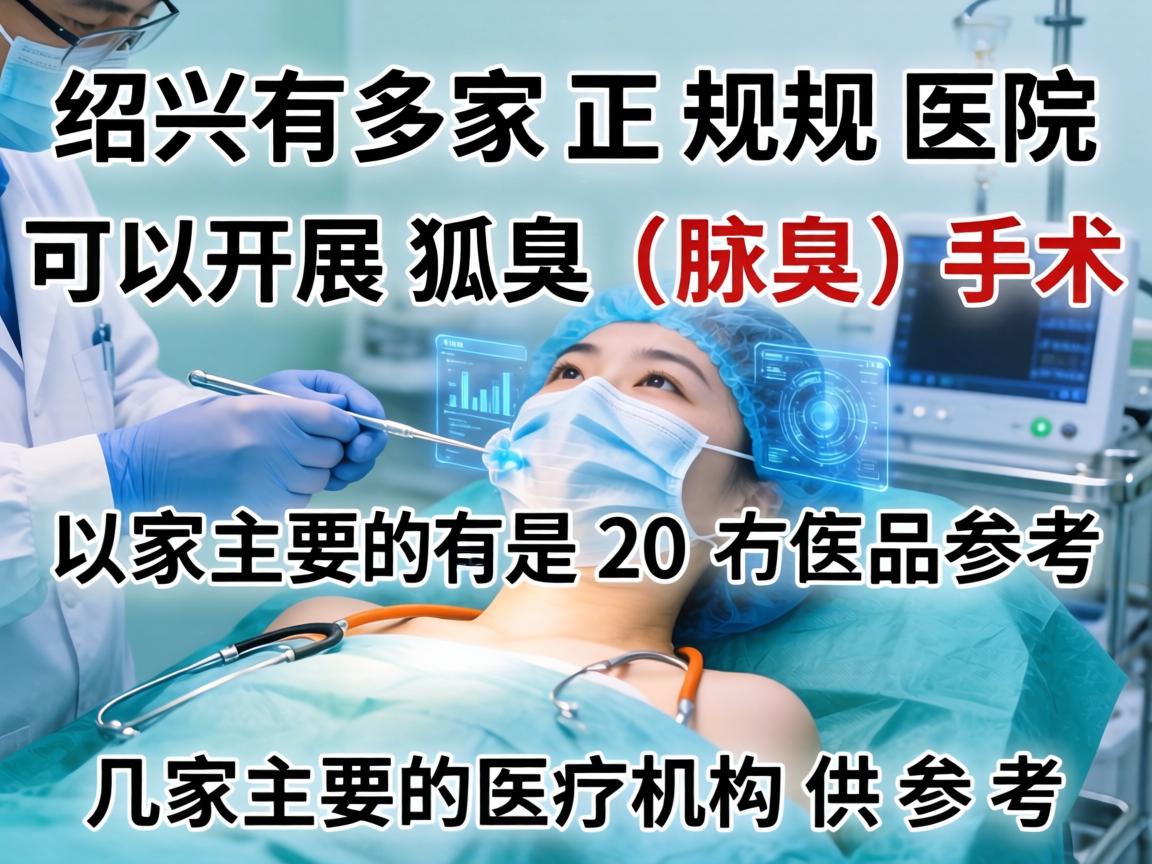 在绍兴，有多家正规医院可以开展狐臭（腋臭）手术。以下是几家主要的医疗机构供参考
