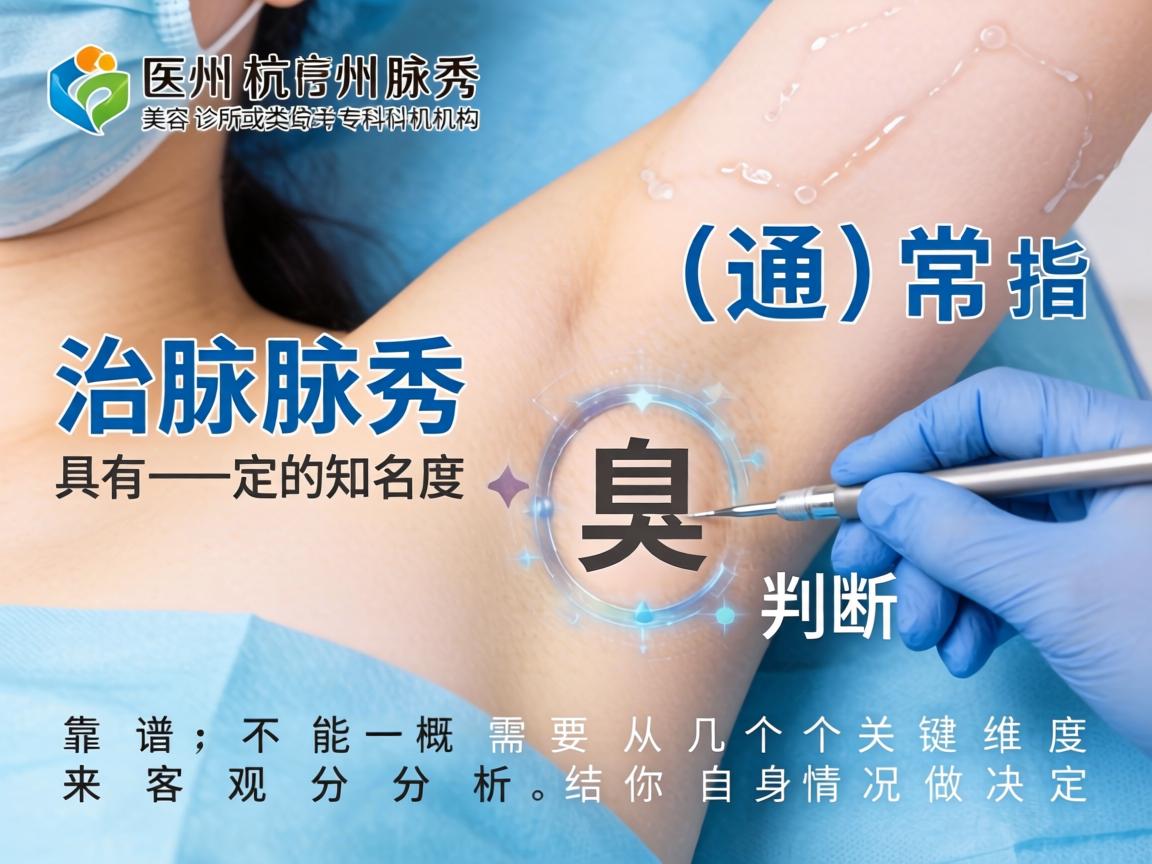 杭州腋秀腋臭（通常指杭州腋秀医疗美容诊所或类似专科机构）在腋臭治疗领域具有一定的知名度。判断它是否靠谱，不能一概而论，需要从几个关键维度来客观分析，并结合你自身的情况做决定