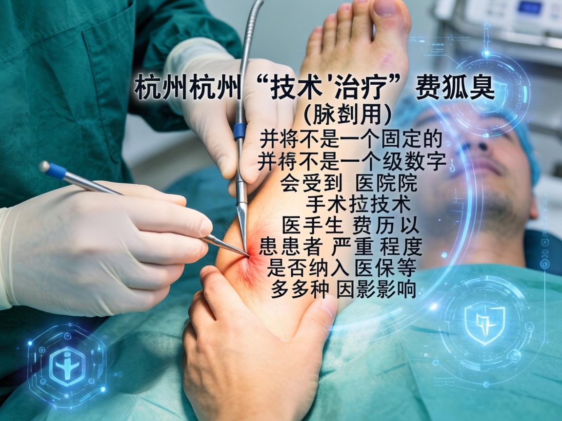 在杭州进行狐臭(腋臭)手术治疗的费用并不是一个固定的数字,它会受到医院级别、手术技术、医生资历、患者严重程度以及是否纳入医保等多种因素的影响 在杭州进行狐臭(腋臭)手术治疗的费用并不是一个固定的数字,它会受到医院级别、手术技术、医生资历、患者严重程度以及是否纳入医保等多种因素的影响