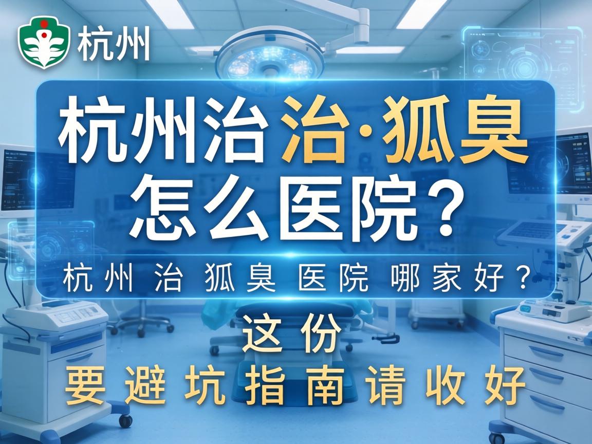 杭州治狐臭医院怎么选？杭州治狐臭医院哪家好？这份避坑指南请收好
