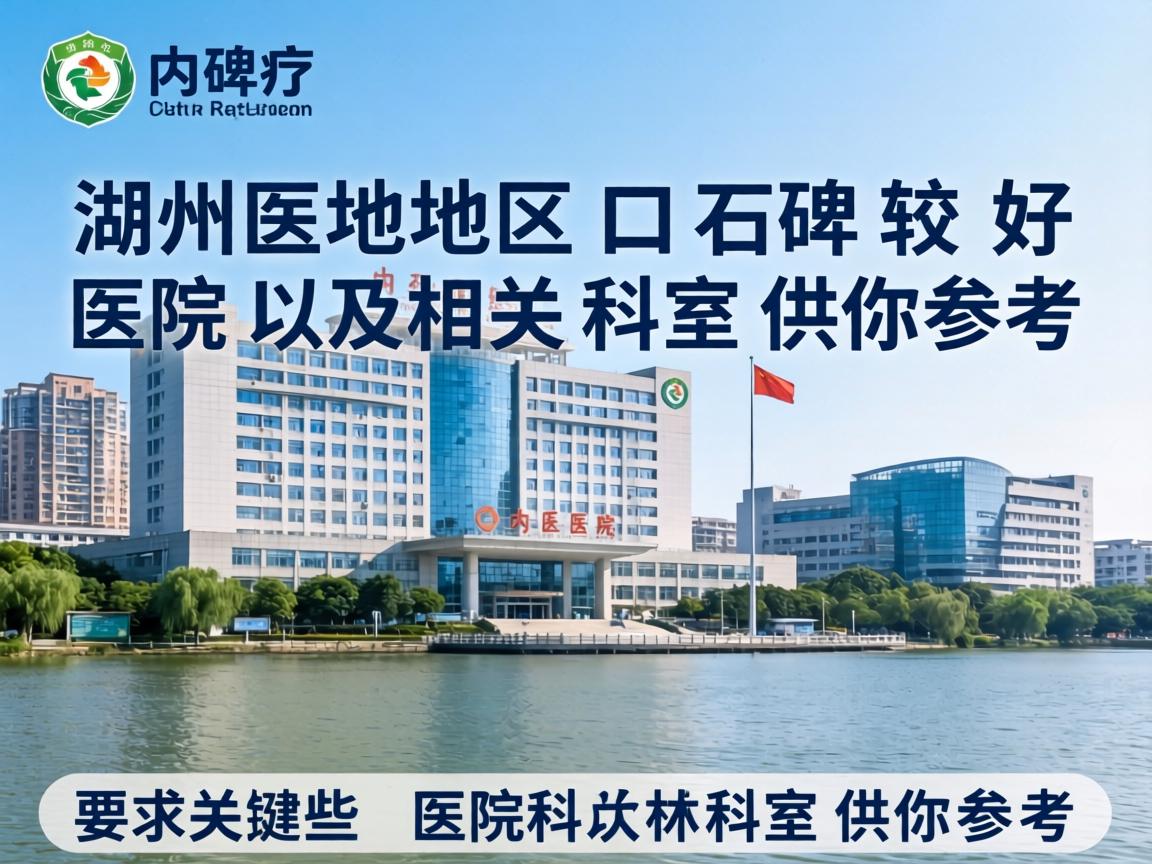 以下是一些湖州地区口碑较好的医院及相关科室供你参考