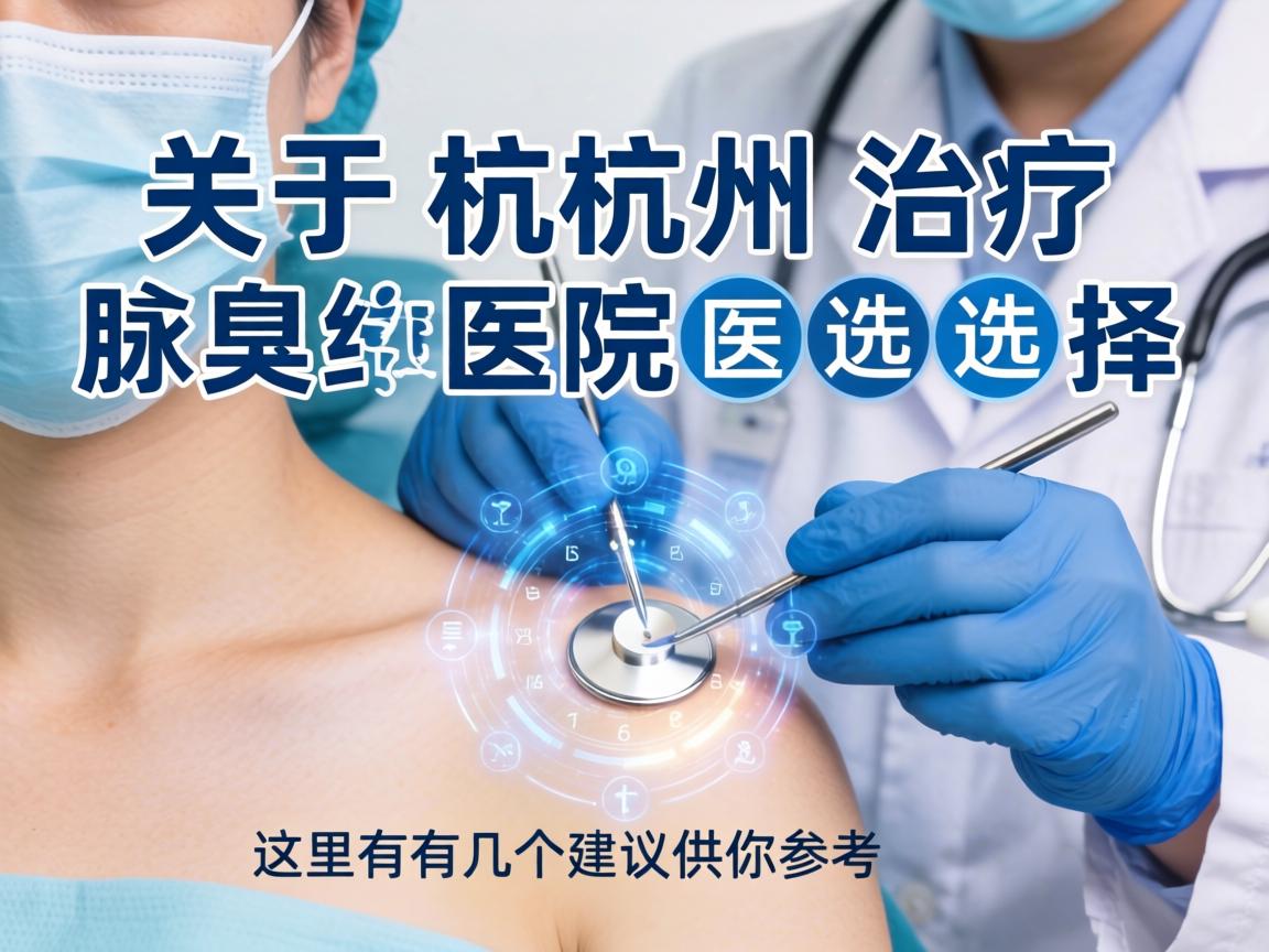 关于杭州治疗腋臭的医院选择,这里有几个建议供你参考 关于杭州治疗腋臭的医院选择,这里有几个建议供你参考