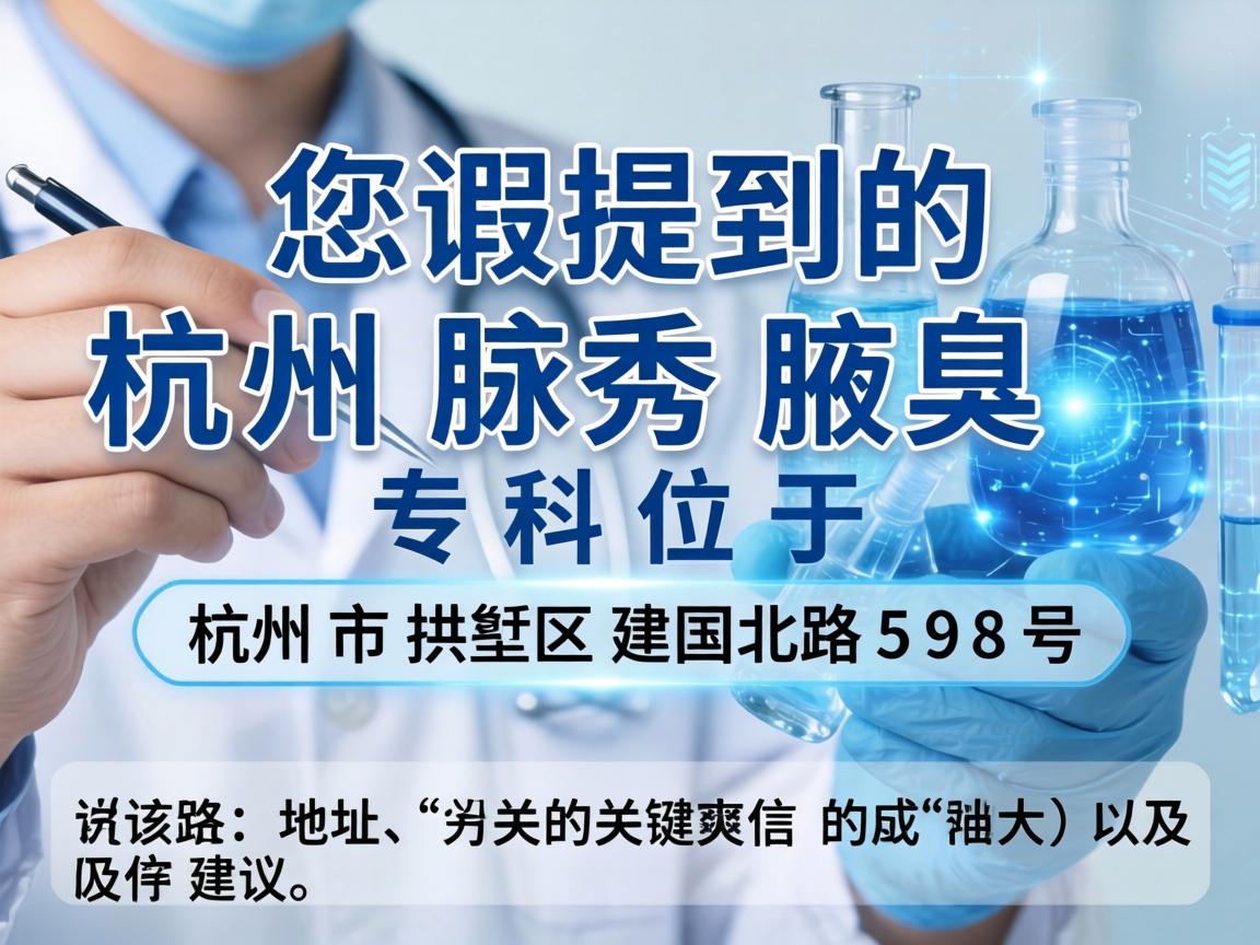 您提到的杭州腋秀腋臭专科位于杭州市拱墅区建国北路598号。以下是该地址的关键信息及建议 您提到的杭州腋秀腋臭专科位于杭州市拱墅区建国北路598号。以下是该地址的关键信息及建议