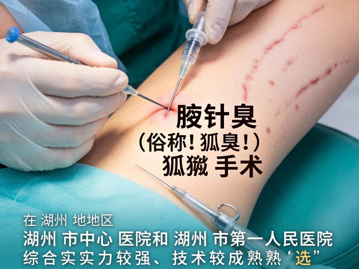 针对您提到的腋臭(俗称狐臭)手术,在湖州地区,湖州市中心医院和湖州市第一人民医院是综合实力较强、技术较成熟的选择 针对您提到的腋臭(俗称狐臭)手术,在湖州地区,湖州市中心医院和湖州市第一人民医院是综合实力较强、技术较成熟的选择