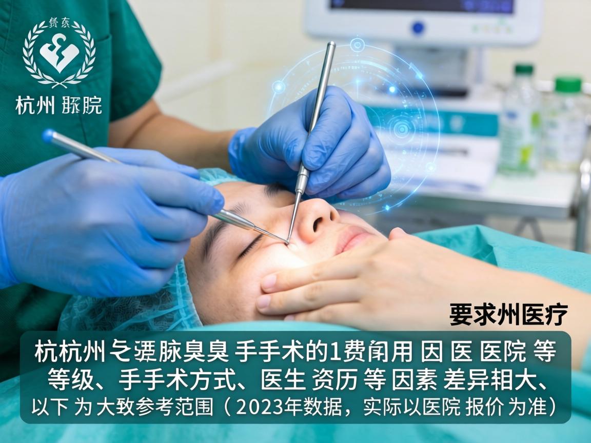 杭州腋臭手术的费用因医院等级、手术方式、医生资历等因素差异较大,以下为大致参考范围(2023年数据,实际以医院报价为准) 杭州腋臭手术的费用因医院等级、手术方式、医生资历等因素差异较大,以下为大致参考范围(2023年数据,实际以医院报价为准)
