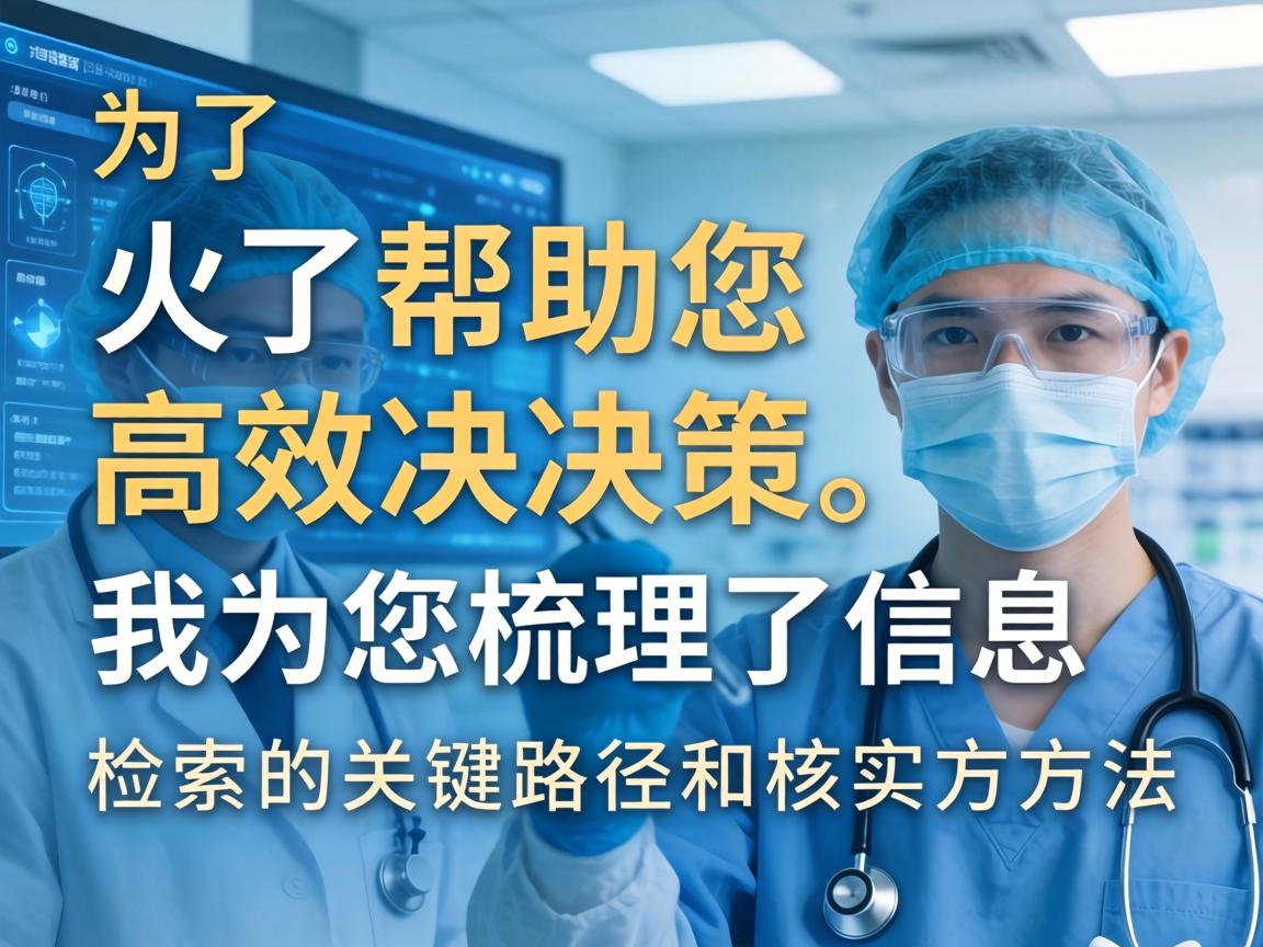 为了帮助您高效决策,我为您梳理了信息检索的关键路径和核实方法 为了帮助您高效决策,我为您梳理了信息检索的关键路径和核实方法