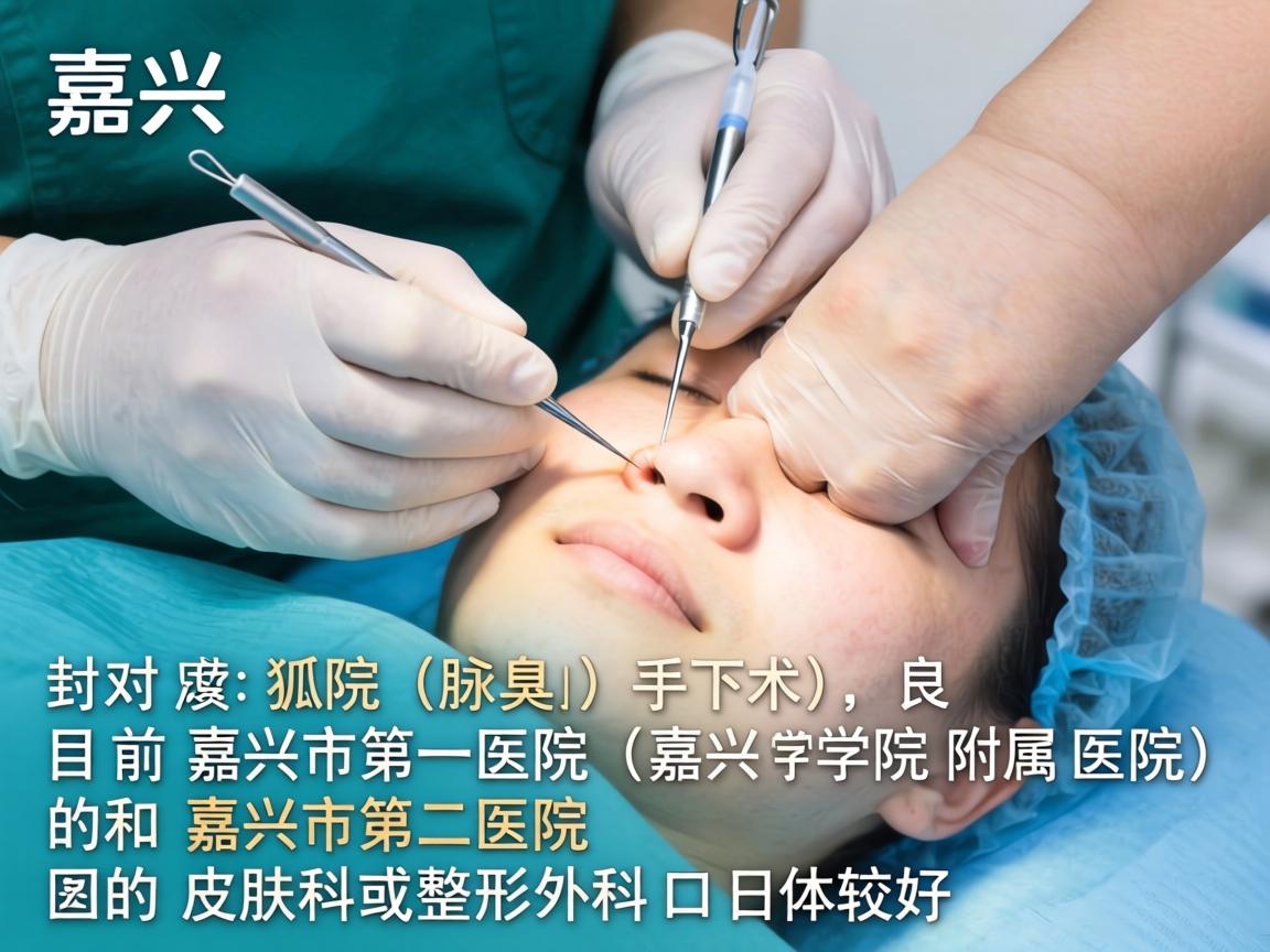 在嘉兴，针对狐臭（腋臭）手术，目前嘉兴市第一医院（嘉兴学院附属医院）和嘉兴市第二医院 的皮肤科或整形外科口碑较好。以下是具体分析