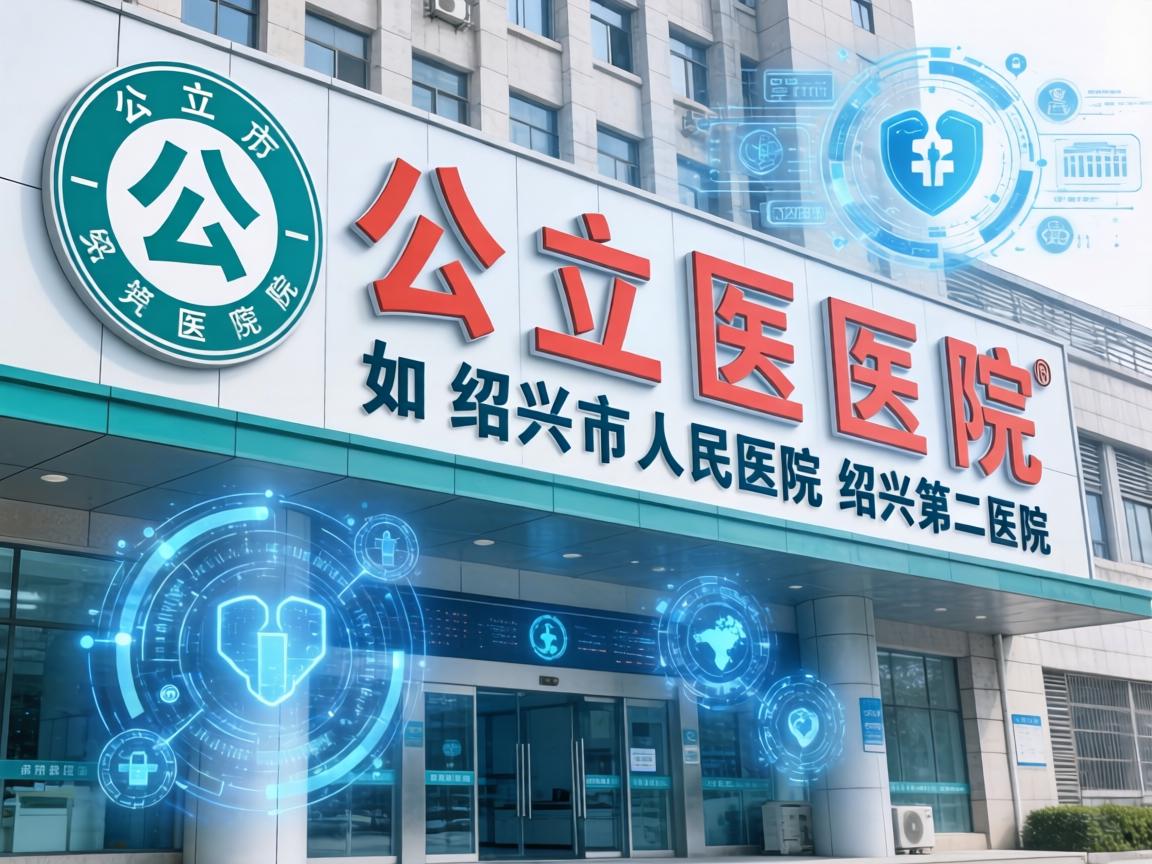 公立医院（如绍兴市人民医院、绍兴第二医院等）