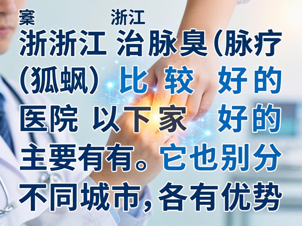 在浙江，治疗腋臭（狐臭）比较好的医院主要有以下几家，它们分别在不同城市，各有优势