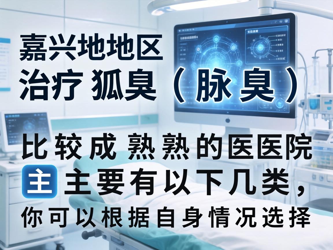嘉兴地区治疗狐臭(腋臭)比较成熟的医院主要有以下几类,你可以根据自身情况选择 嘉兴地区治疗狐臭(腋臭)比较成熟的医院主要有以下几类,你可以根据自身情况选择