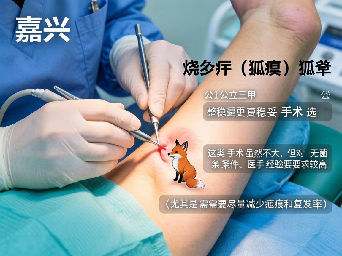 在嘉兴,对于狐臭(腋臭)手术,公立三甲医院的烧伤整形科或普外科通常是更稳妥的选择。这类手术虽然不大,但对无菌条件、医生经验要求较高(尤其是需要尽量减少疤痕和复发率) 在嘉兴,对于狐臭(腋臭)手术,公立三甲医院的烧伤整形科或普外科通常是更稳妥的选择。这类手术虽然不大,但对无菌条件、医生经验要求较高(尤其是需要尽量减少疤痕和复发率)