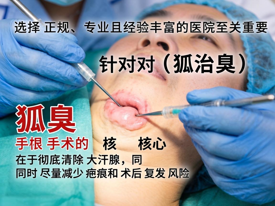 在杭州,针对狐臭(腋臭)的根治性手术,选择正规、专业且经验丰富的医院至关重要。狐臭手术的核心在于彻底清除大汗腺,同时尽量减少疤痕和术后复发风险 在杭州,针对狐臭(腋臭)的根治性手术,选择正规、专业且经验丰富的医院至关重要。狐臭手术的核心在于彻底清除大汗腺,同时尽量减少疤痕和术后复发风险