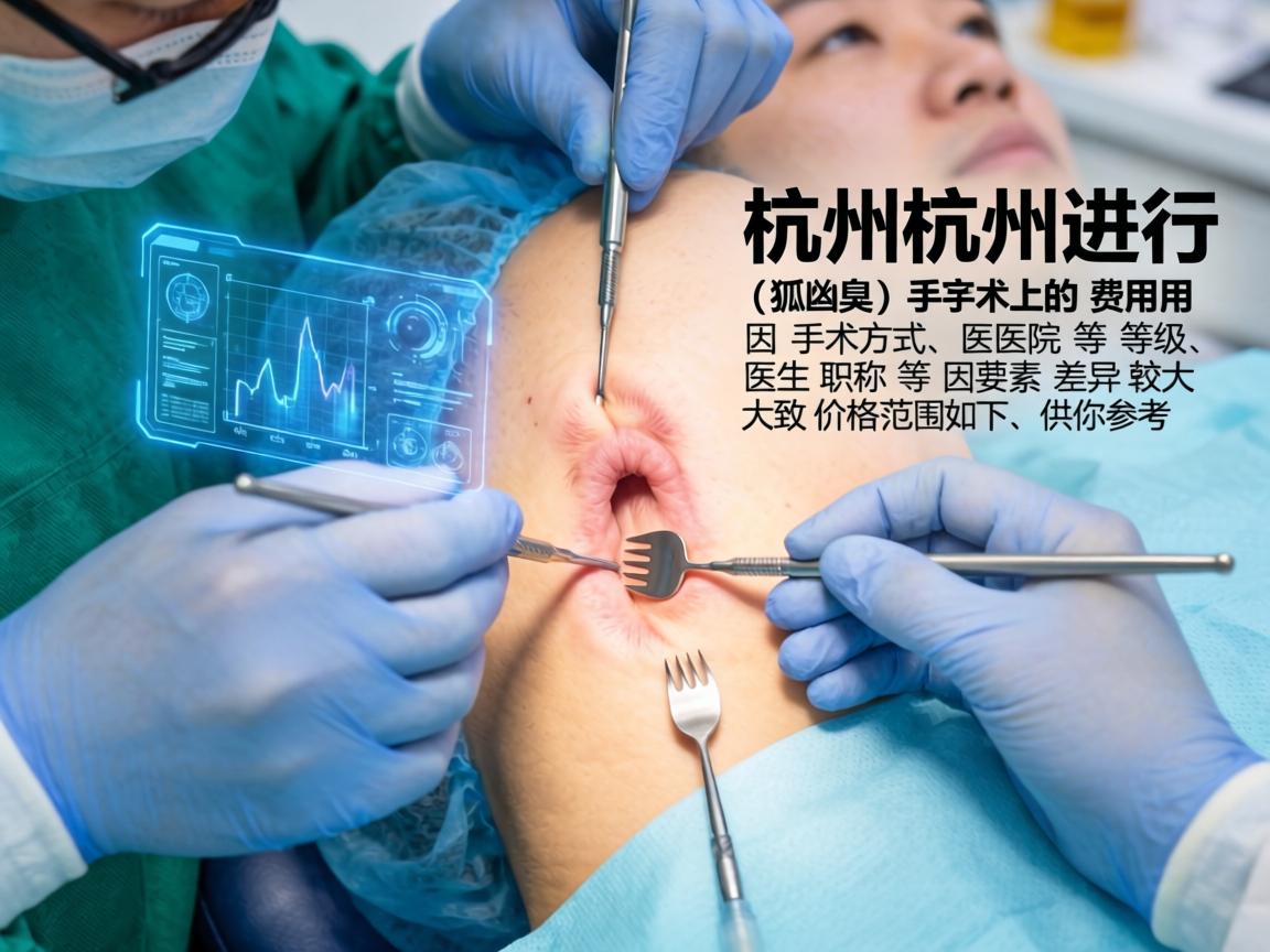 在杭州进行腋臭(狐臭)手术的费用因手术方式、医院等级、医生职称等因素差异较大。大致价格范围如下,供你参考 在杭州进行腋臭(狐臭)手术的费用因手术方式、医院等级、医生职称等因素差异较大。大致价格范围如下,供你参考