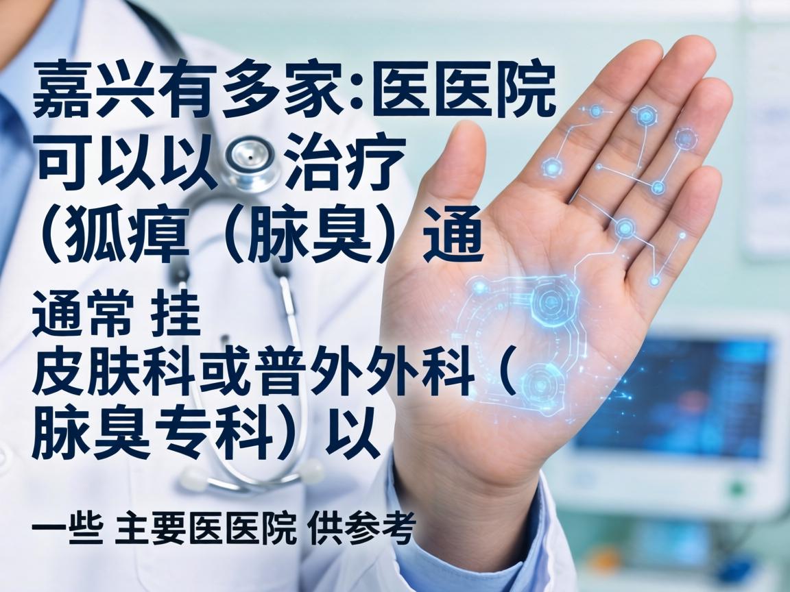 嘉兴有多家医院可以治疗狐臭(腋臭)通常挂皮肤科或普外科(腋臭专科)以下是一些主要医院供参考 嘉兴有多家医院可以治疗狐臭(腋臭)通常挂皮肤科或普外科(腋臭专科)以下是一些主要医院供参考