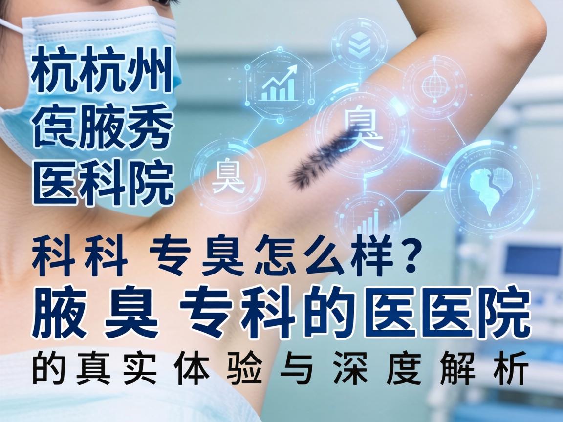杭州腋秀腋臭专科医院怎么样？腋臭专科医院的真实体验与深度解析