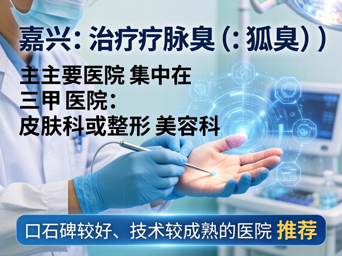 在嘉兴，治疗腋臭（狐臭）的主要医院集中在三甲医院的皮肤科或整形美容科。以下是几家口碑较好、技术较成熟的医院推荐
