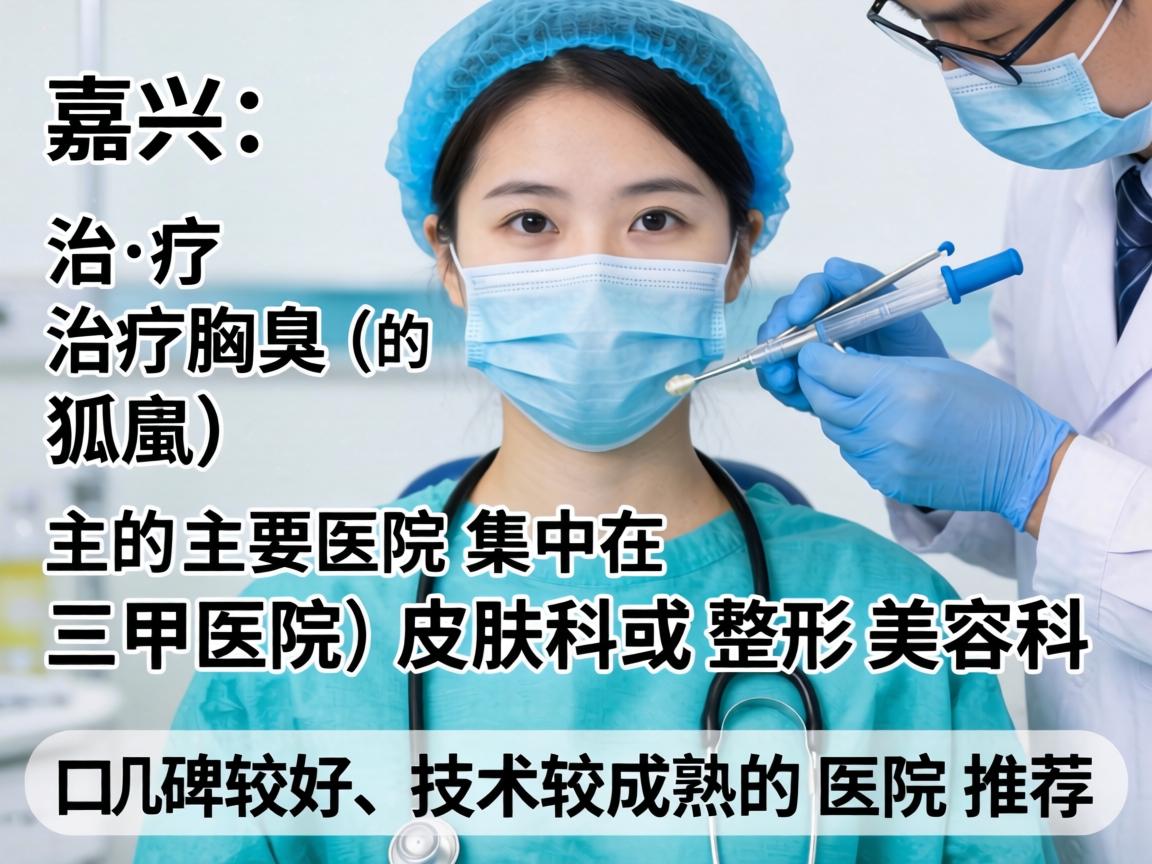 在嘉兴，治疗腋臭（狐臭）的主要医院集中在三甲医院的皮肤科或整形美容科。以下是几家口碑较好、技术较成熟的医院推荐
