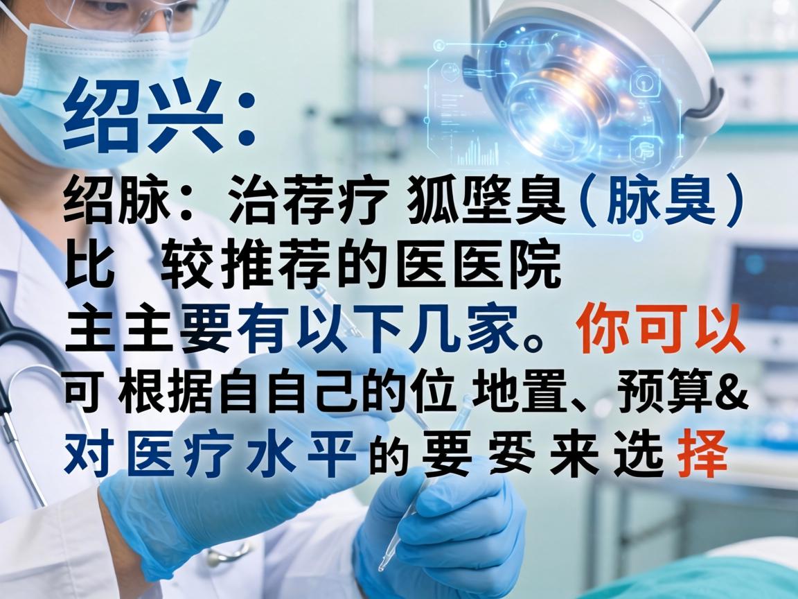 在绍兴，治疗狐臭（腋臭）比较推荐的医院主要有以下几家，你可以根据自己的位置、预算和对医疗水平的要求来选择