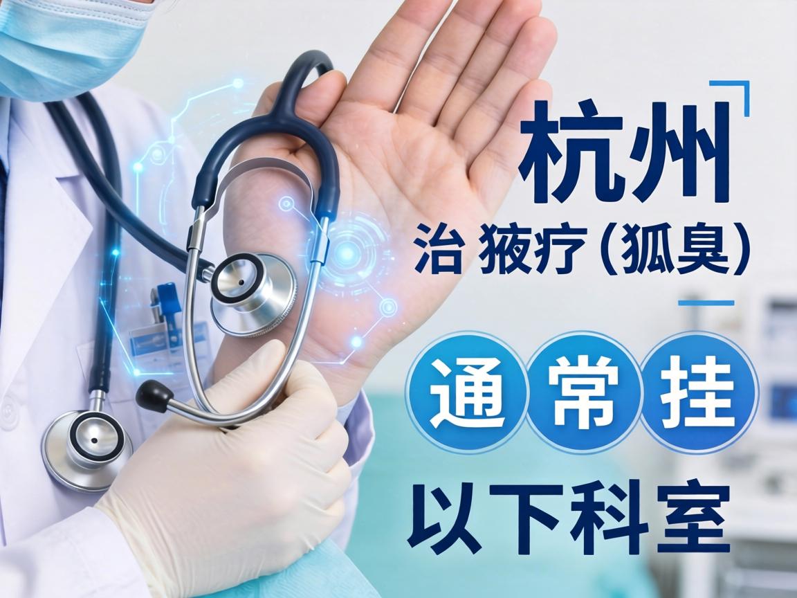在杭州,治疗狐臭(腋臭)通常建议挂以下科室 在杭州,治疗狐臭(腋臭)通常建议挂以下科室