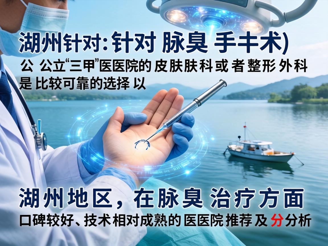 在湖州，针对腋臭手术，公立三甲医院的皮肤科或者整形外科是比较可靠的选择。以下是湖州地区在腋臭治疗方面口碑较好、技术相对成熟的医院推荐及分析
