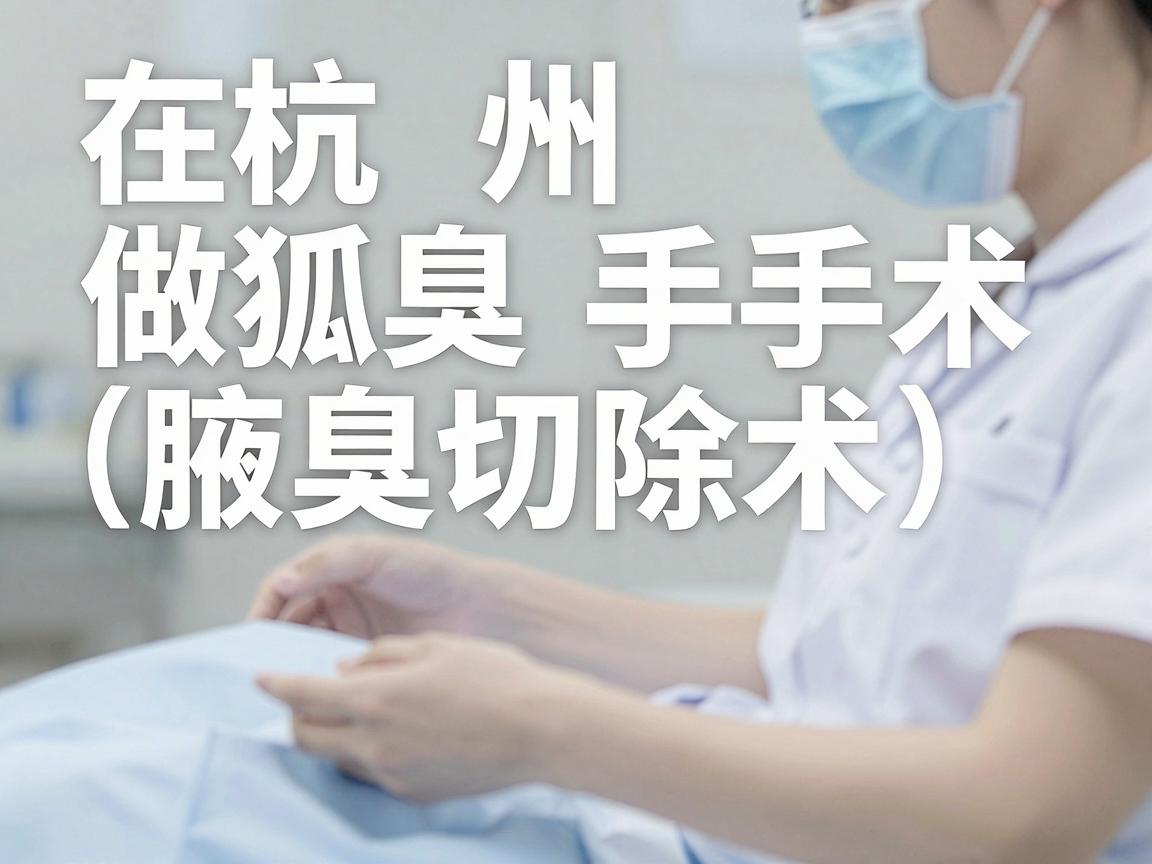 在杭州，做狐臭手术（腋臭切除术）的价格并不是固定的，主要取决于手术方式、医院级别（公立/私立）医生资质以及病情的严重程度