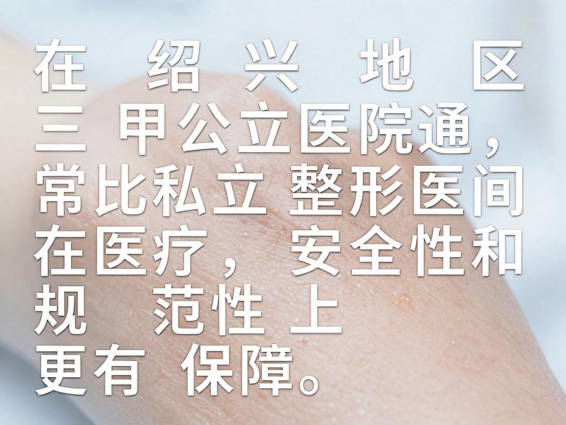 在绍兴地区，三甲公立医院通常比私立整形医院在医疗安全性和规范性上更有保障。对于腋臭手术，核心是选择皮肤科或者整形美容科技术成熟的医院