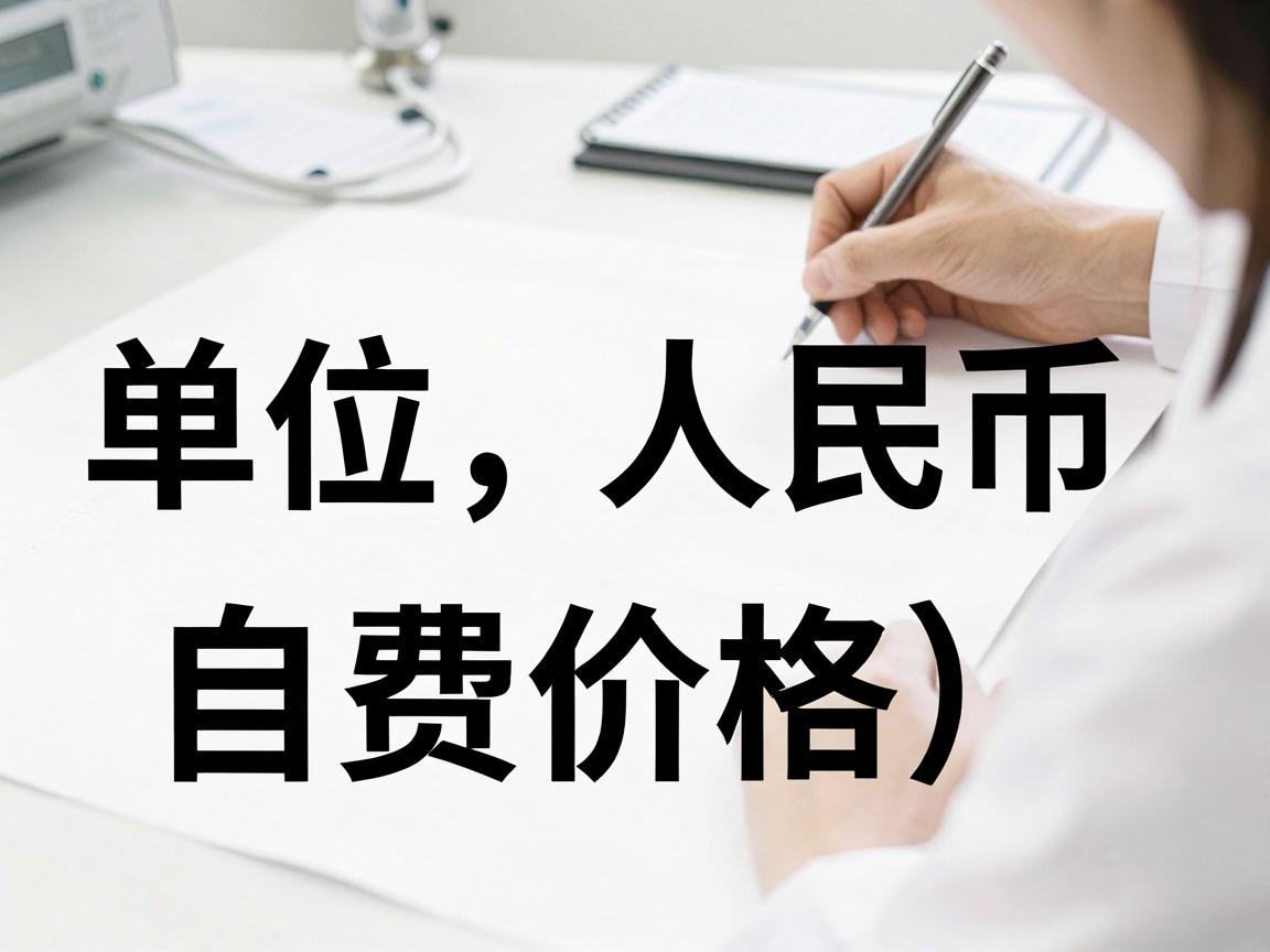 （单位，人民币，自费价格）