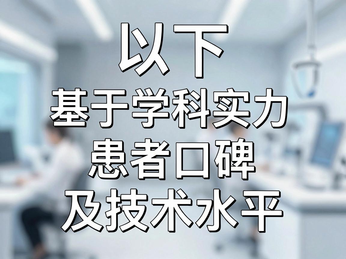 以下是基于学科实力、患者口碑及技术水平的推荐 以下是基于学科实力、患者口碑及技术水平的推荐