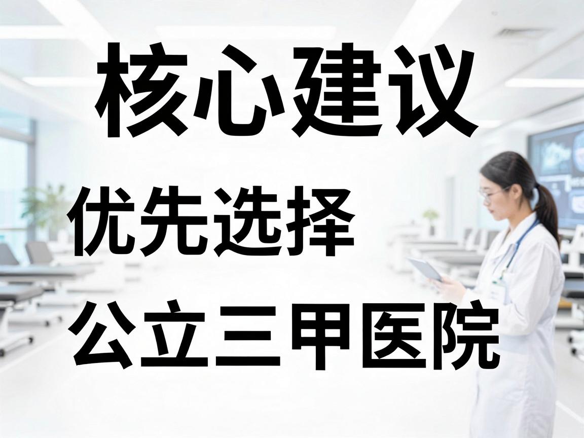 核心建议,优先选择公立三甲医院 核心建议,优先选择公立三甲医院